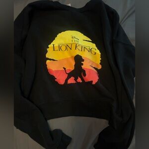 Lion king crop sweater